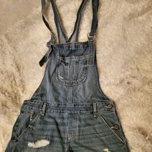 Adorable Denim Short-alls